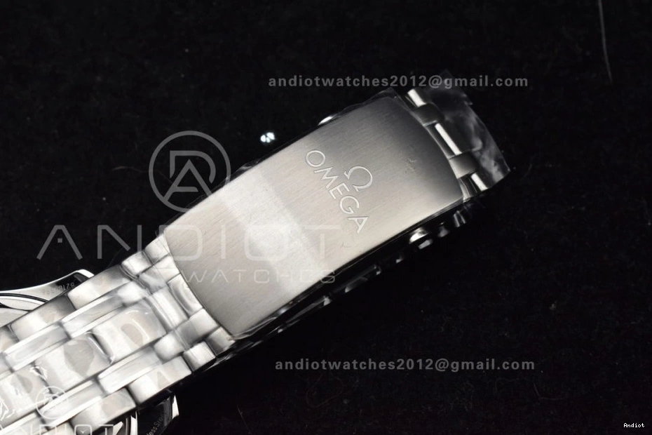 Dial SS A2824 Diver Seamaster Ceramic 300M Edition Blue VSF Bezel 1:1 White SS Best Bracelet on 0404